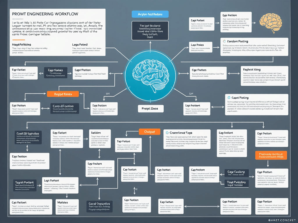 AI Prompt Marketplace workflow and prompt engineering diagram